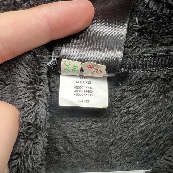 The North Face Fleece Jacket Womens Medium Black Osito 2 Soft Full Zip - Picture 6 of 12